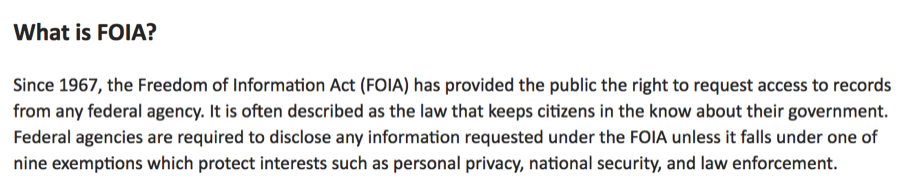 22 -what is foia